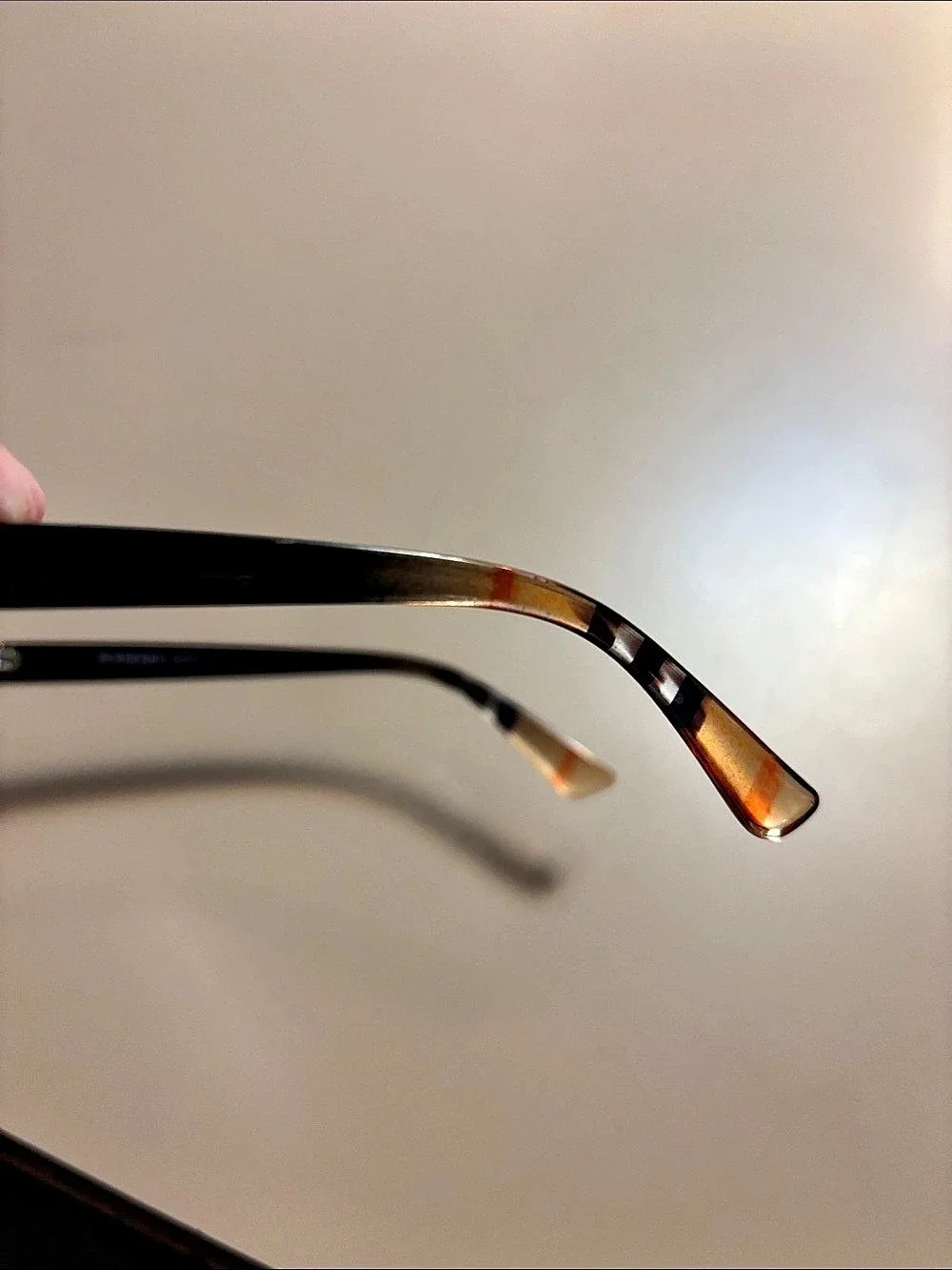 Burberry Daisy Square Sunglasses Black & Brown NWOT